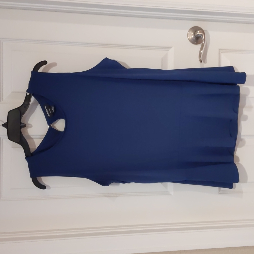 Liz Claiborne Blue Sleeveless Top